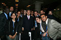 Mladí lidé s generálním tajemníkem OSN Ban Ki-Moonem