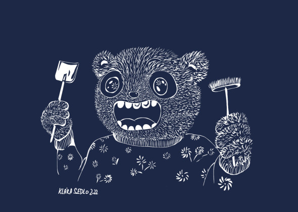 72 hodin – medvěd (ilustrace Klára Sedlo)