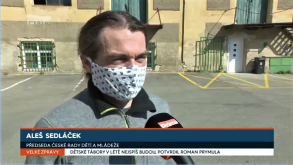 Aleš sedláček, předseda ČRDM (foto TV Prima)