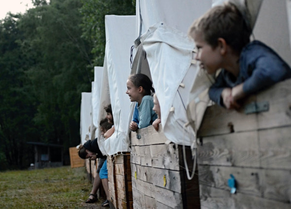 Děti na táboře (foto archiv)