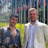 Mladí delegáti do OSN 2022–2023: zleva Kryštof Stupka a Pavel Linzer (foto archiv mladých delegátů do OSN)