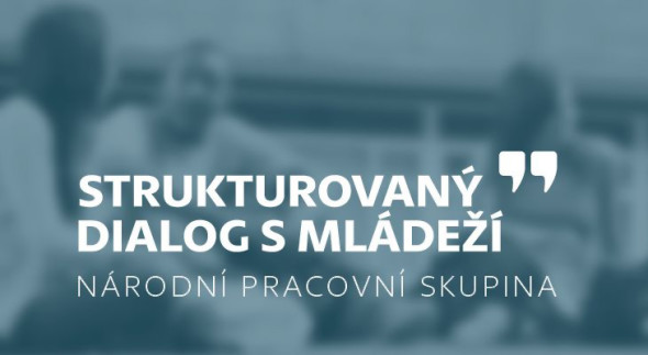 Banner Národní pracovní skupiny pro strukturovaný dialog s mládeží - titulka